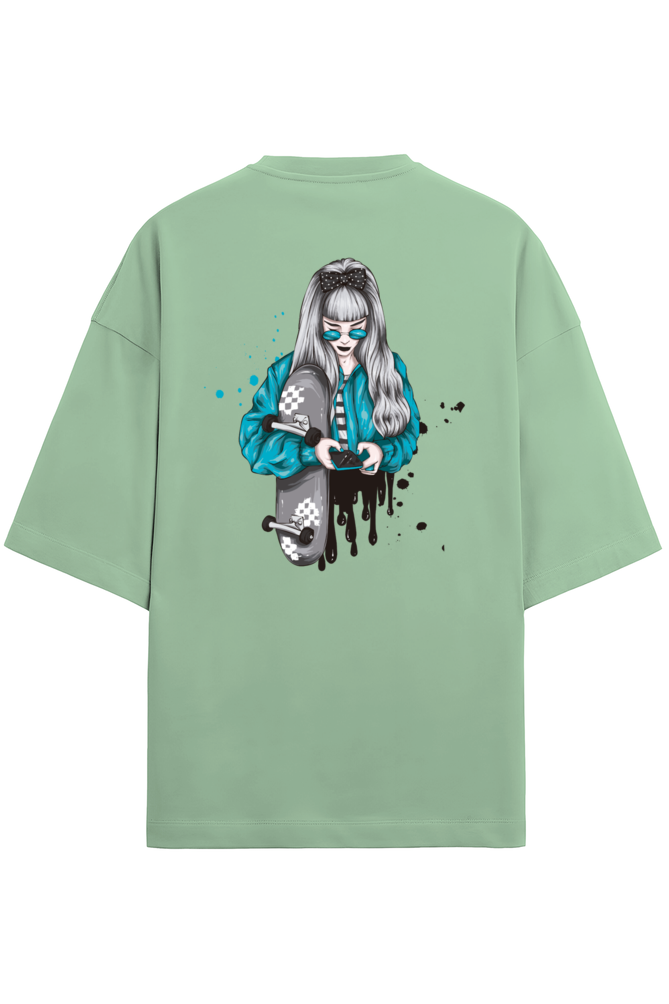 "Plugged Into My Own World." - Unisex Terry Oversized Tee | UT27