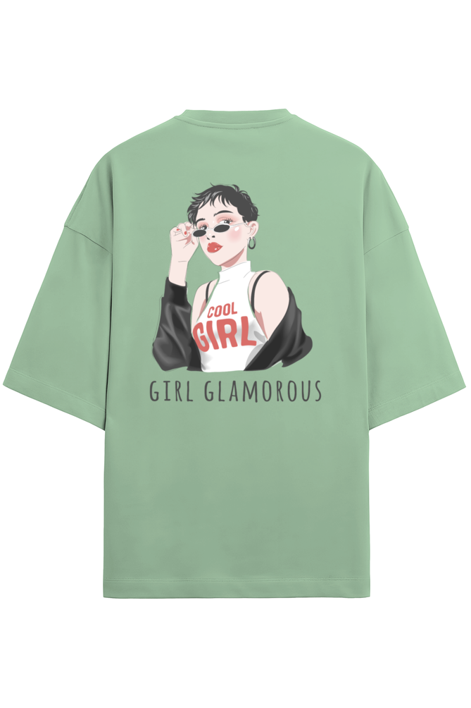 "Girl Glamorous" - Unisex Terry Oversized Tee | UT27