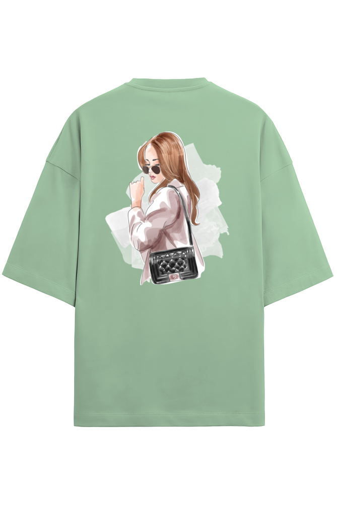 "Less Talk, More Style." - Unisex Terry Oversized Tee | UT27