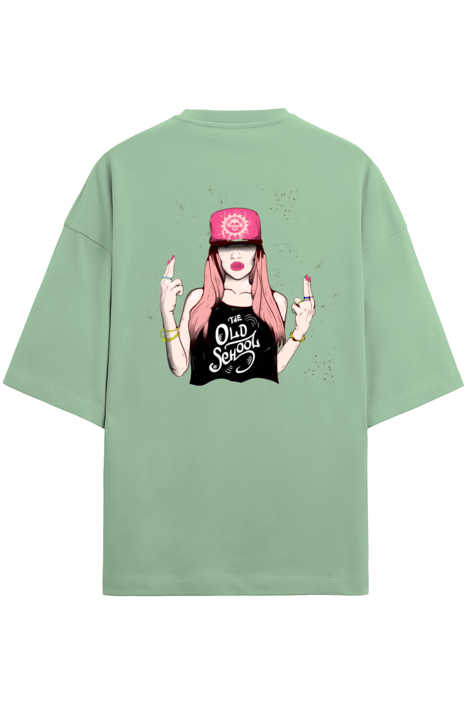"Old School. New Rules." - Unisex Terry Oversized Tee | UT27