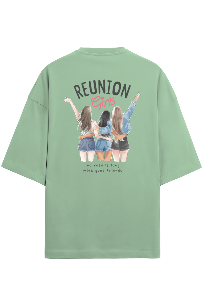 "Reunion Girls" - Unisex Terry Oversized Tee | UT27