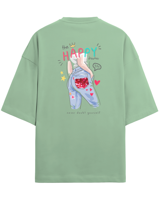 "Never Doubt Yourself" - Unisex Terry Oversized Tee | UT27