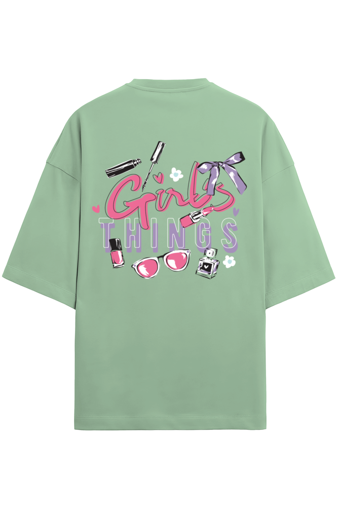 "Girls Things" - Unisex Terry Oversized Tee | UT27