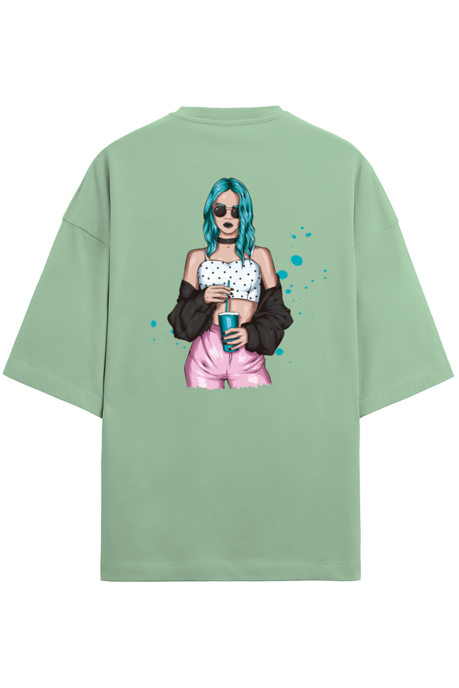 "Sippin’ On Confidence." - Unisex Terry Oversized Tee | UT27