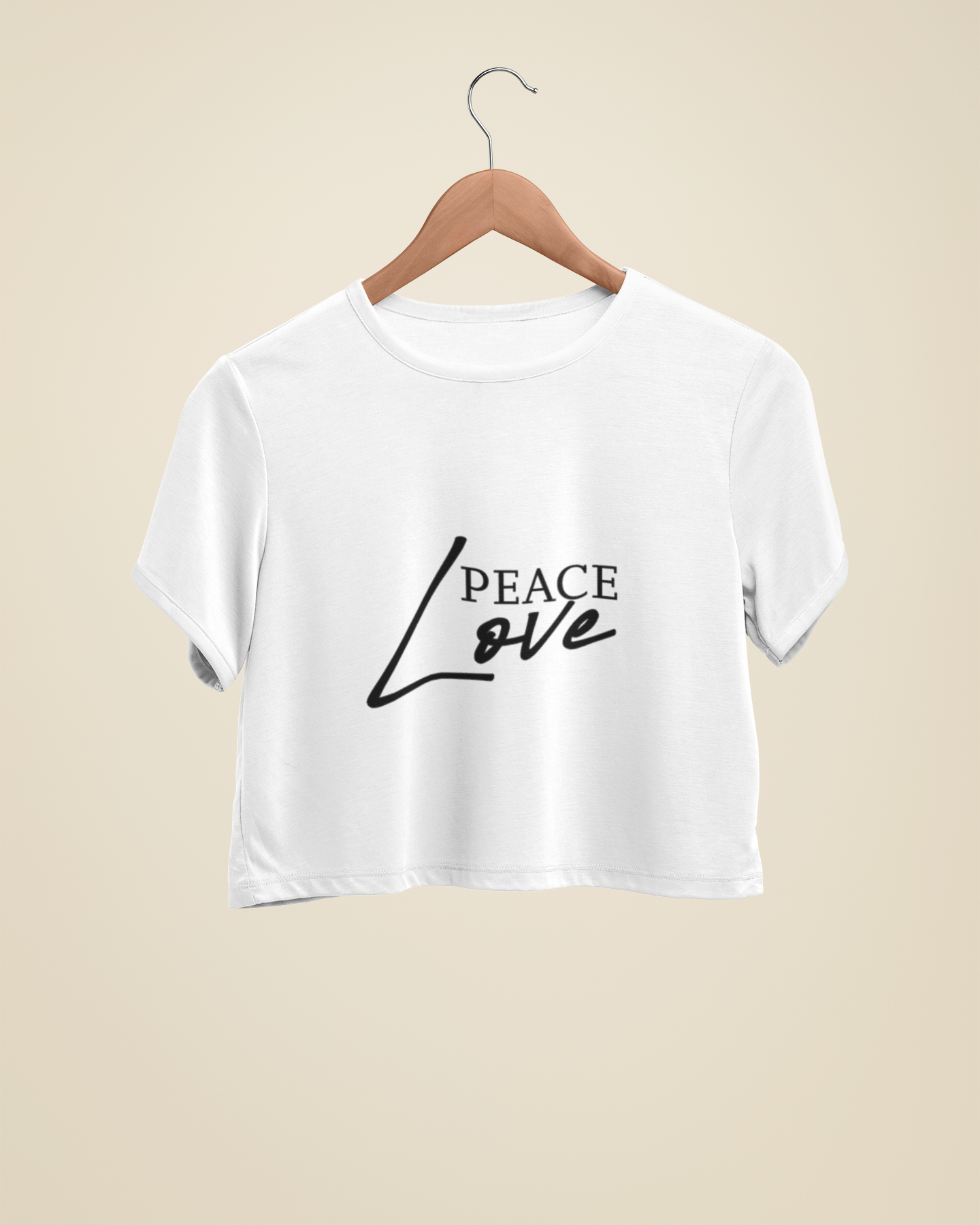 "Love Peace" - Female Crop Top | FC39
