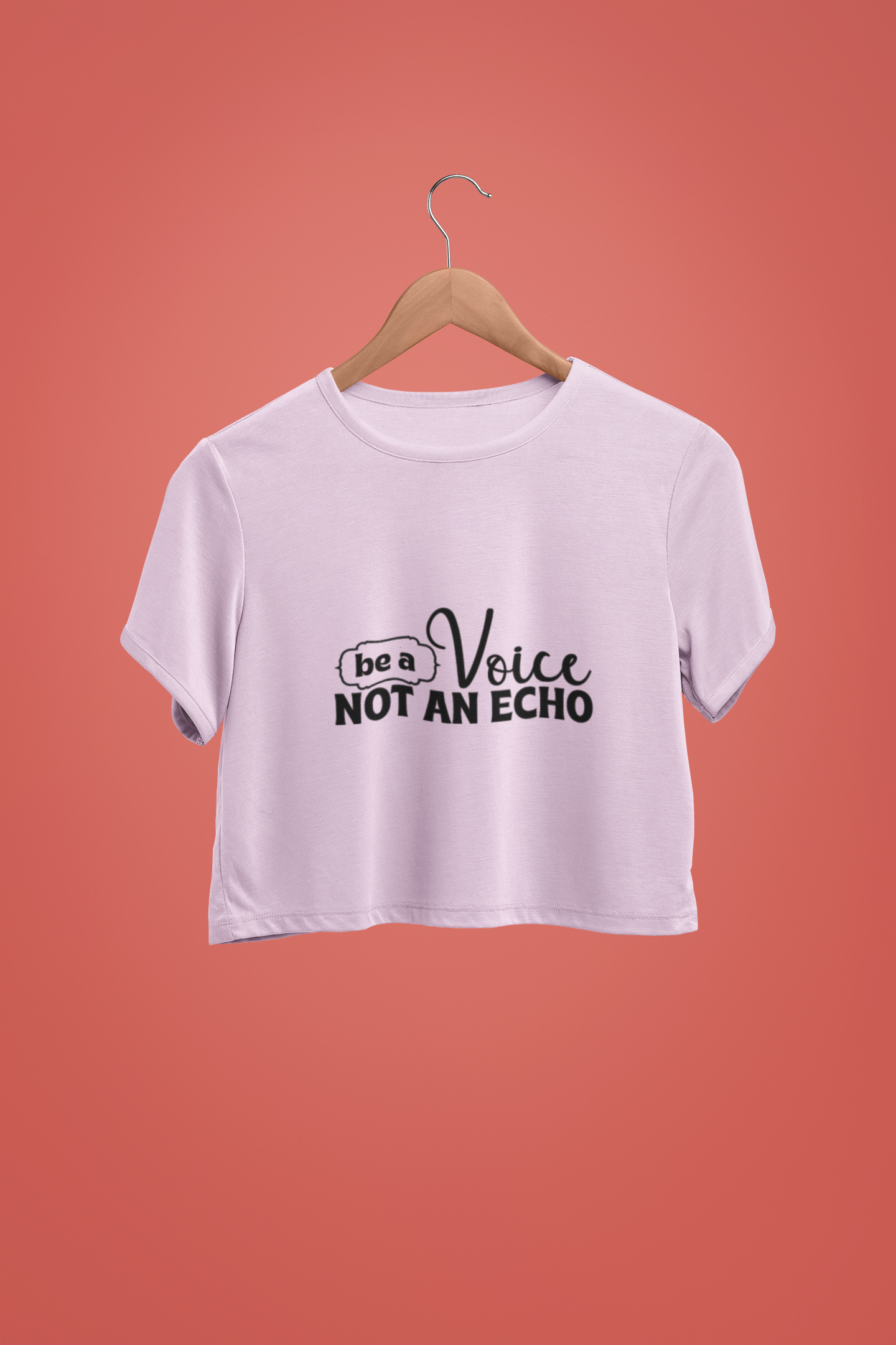 "Be A Voice" - Female Crop Top | FC39
