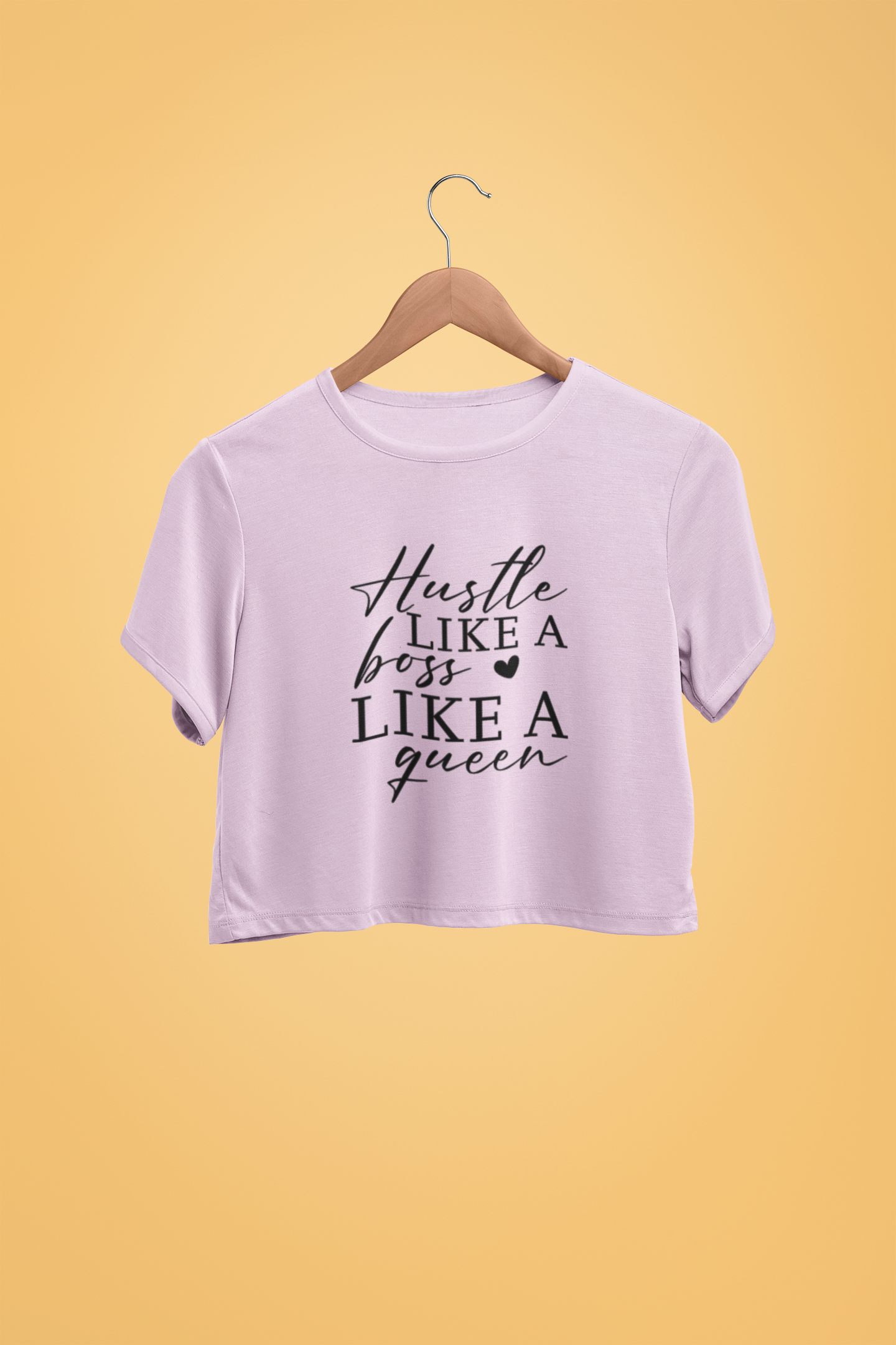 "Hustle Like A Boss" - Female Crop Top | FC39