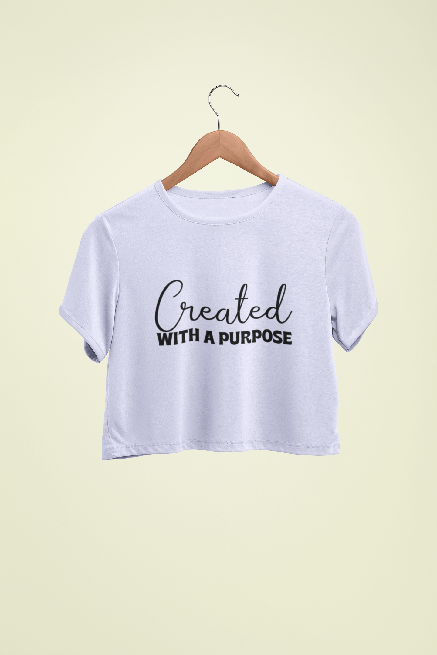 "Created With A Purpose" - Female Crop Top | FC39