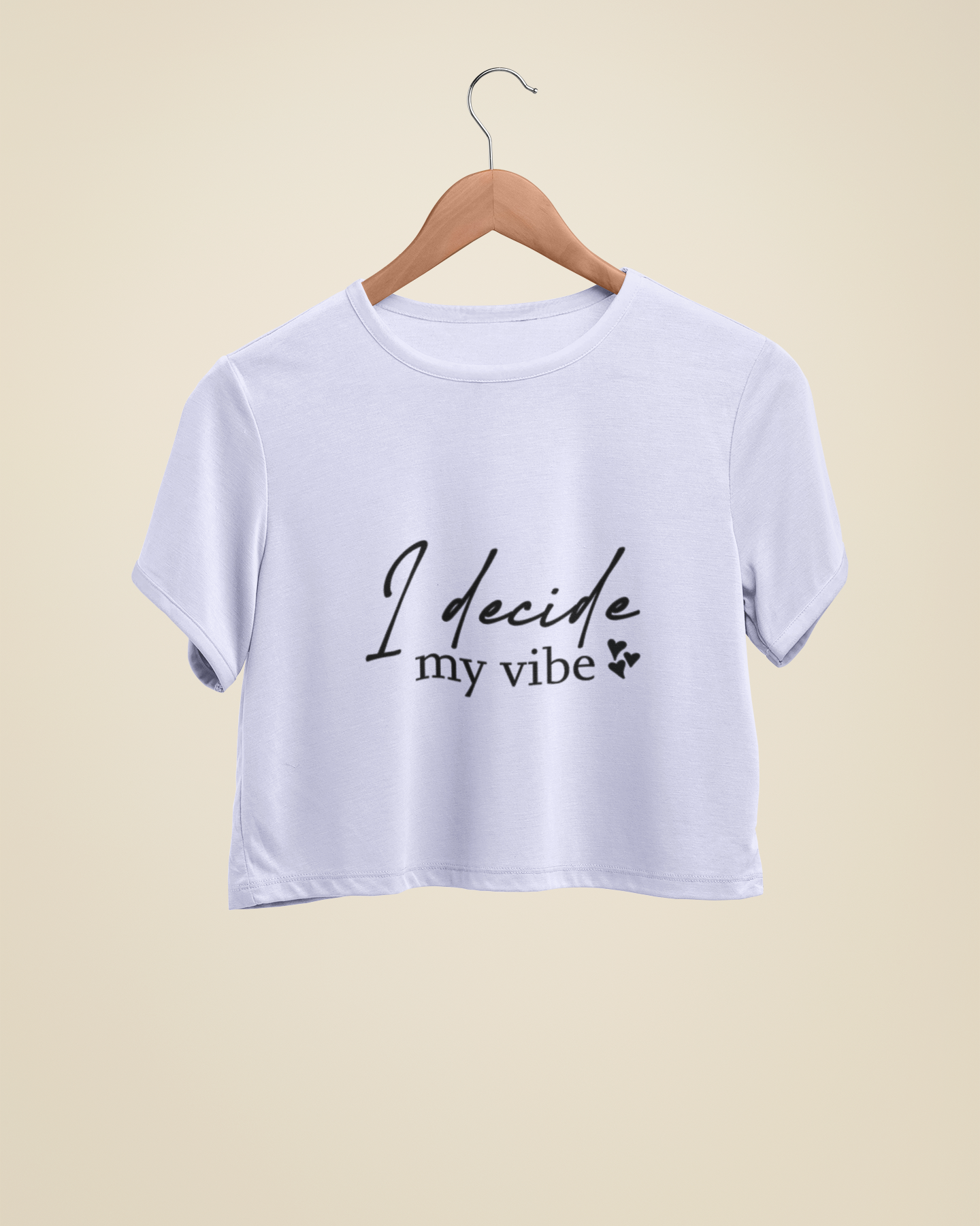 "I Decide My Vibe" - Female Crop Top | FC39
