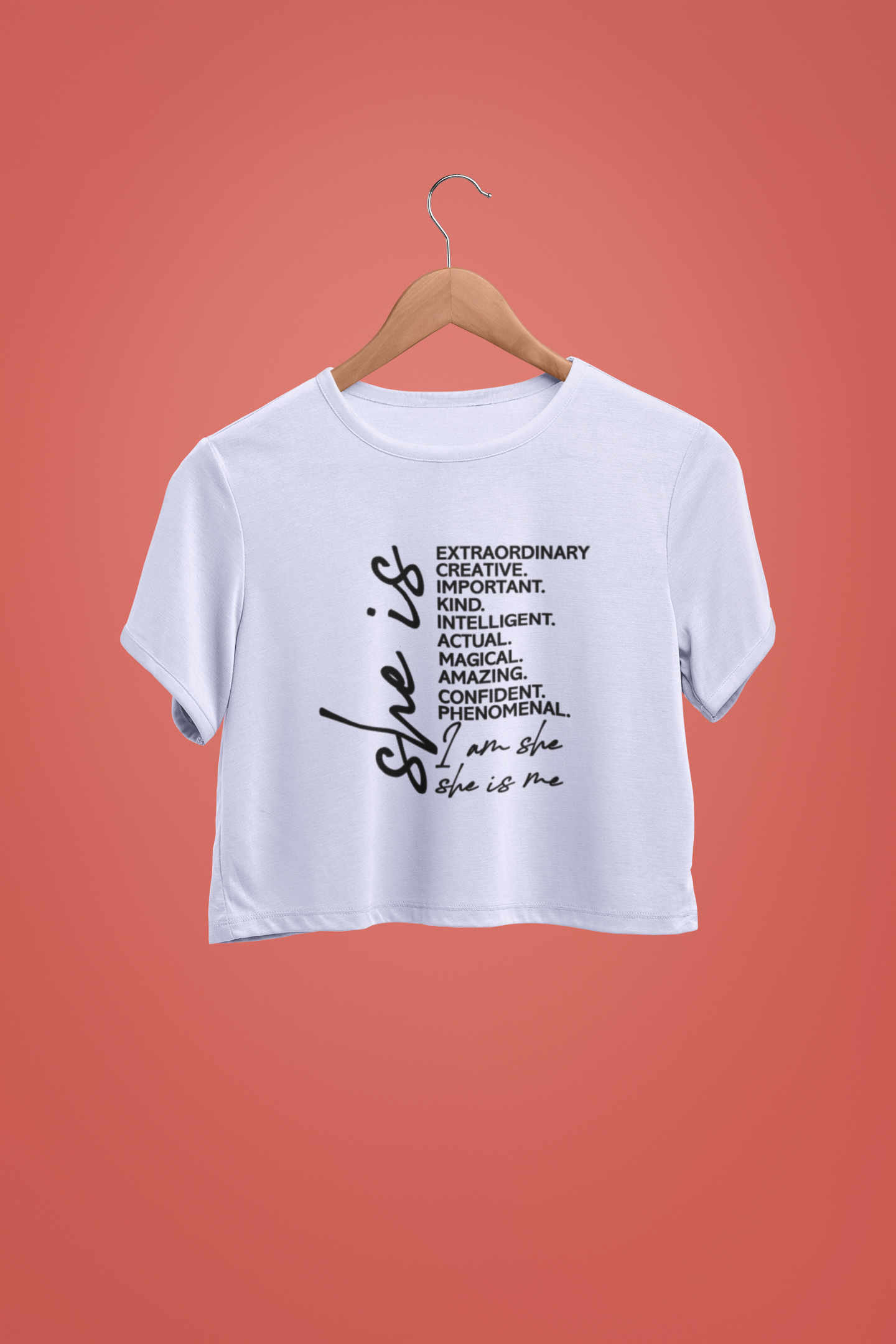 "She Is..." - Female Crop Top | FC39