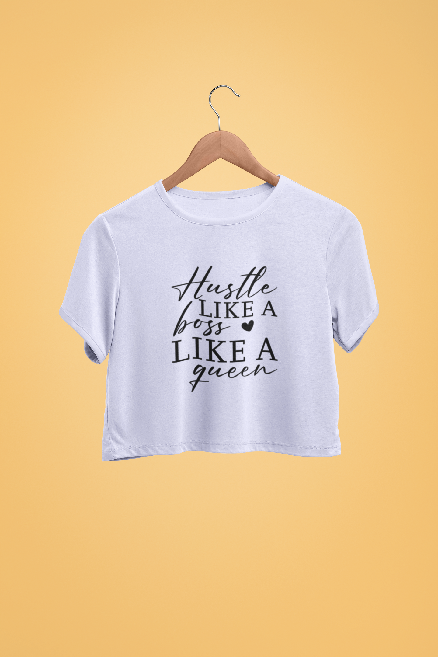 "Hustle Like A Boss" - Female Crop Top | FC39
