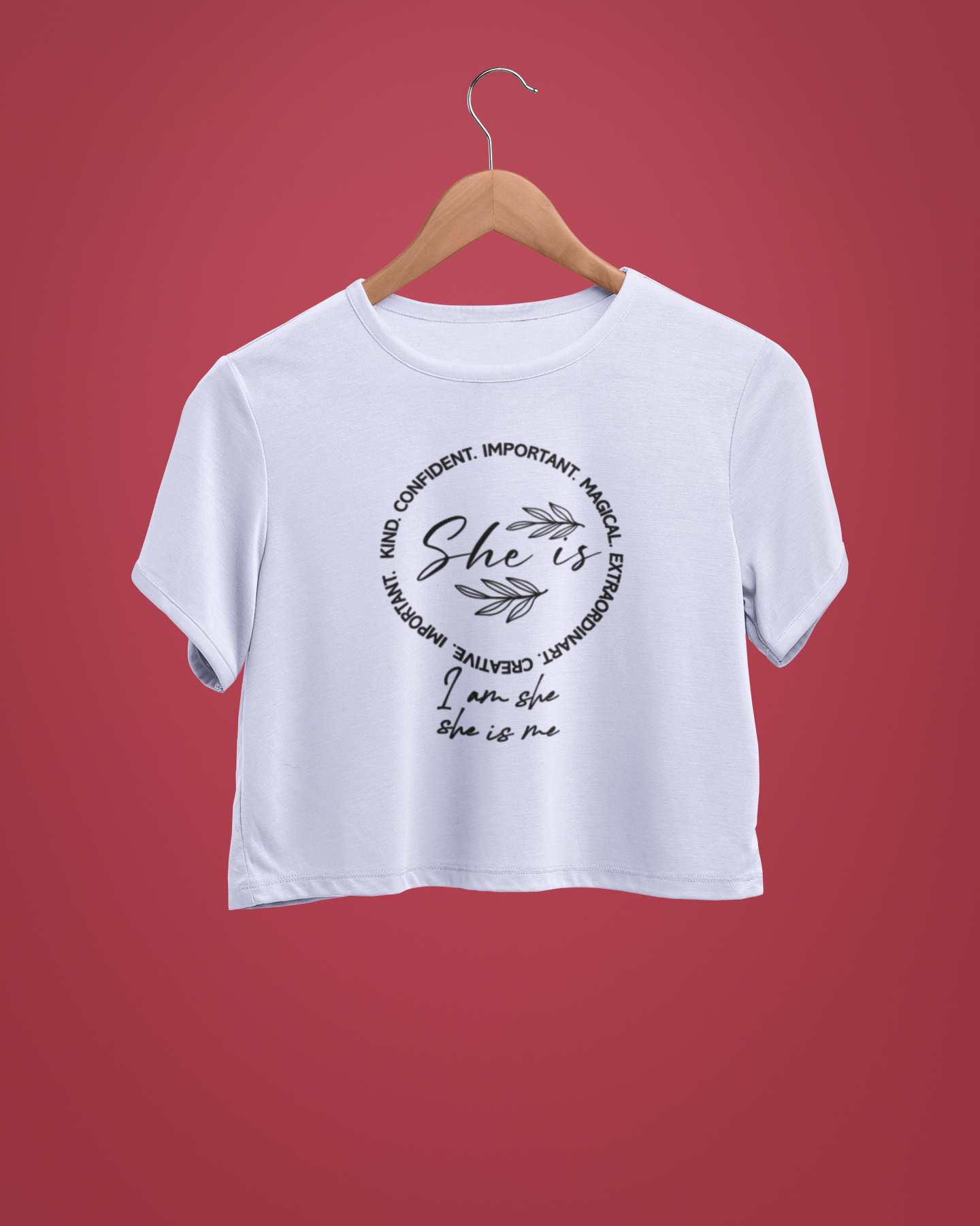 "She Is..." - Female Crop Top | FC39