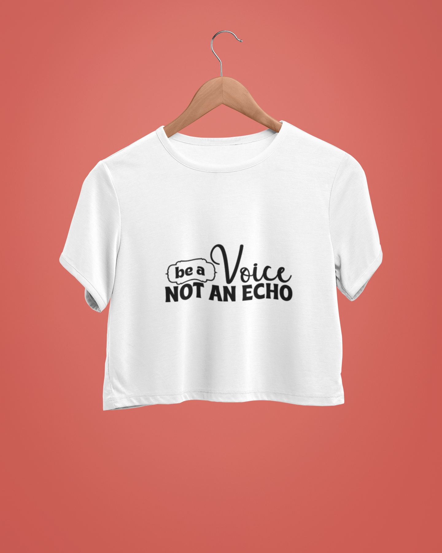 "Be A Voice" - Female Crop Top | FC39