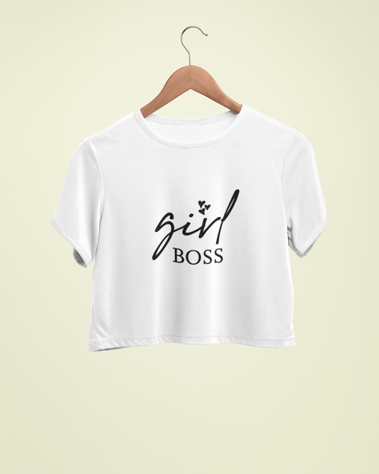 "Girl Boss" - Female Crop Top | FC39
