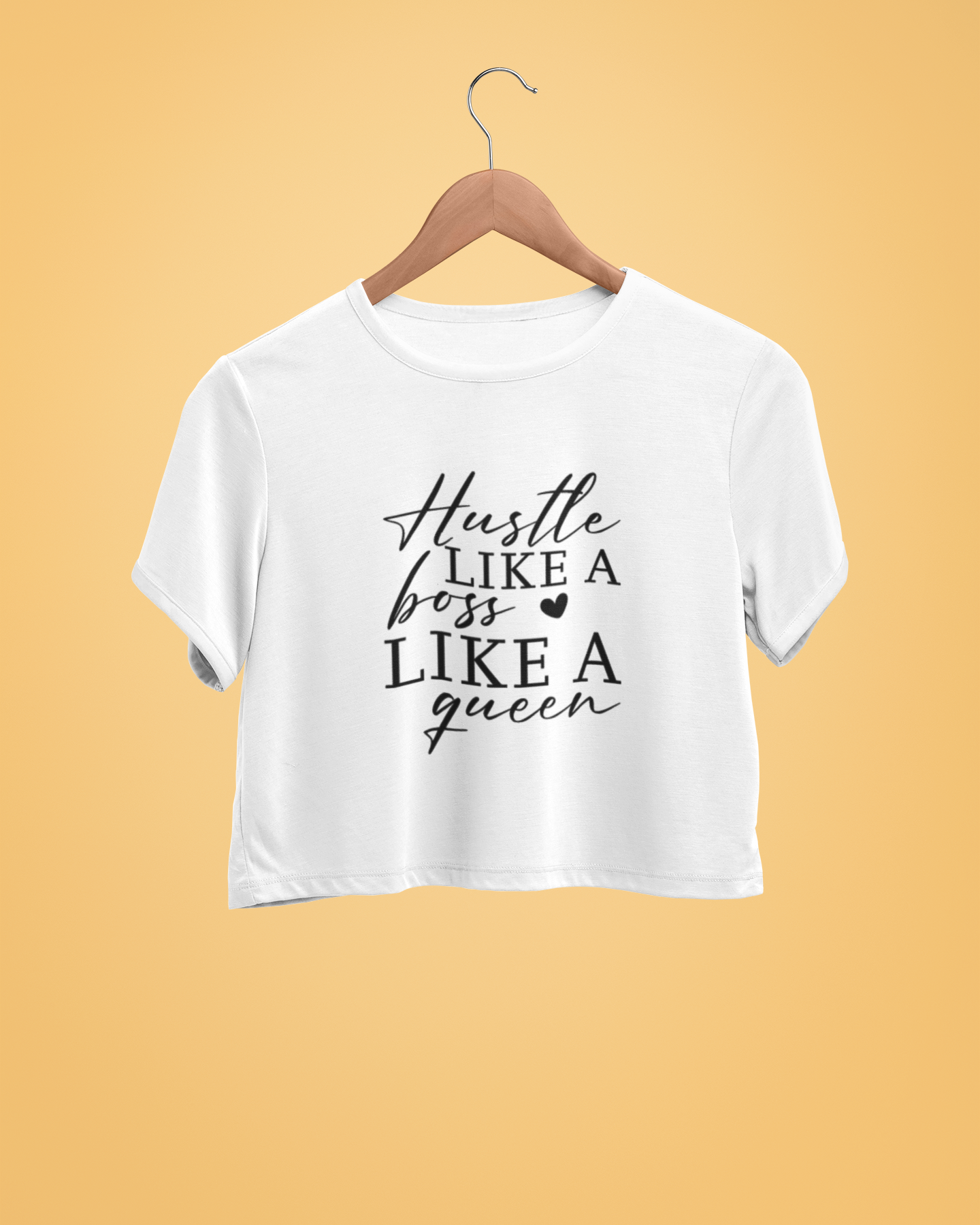 "Hustle Like A Boss" - Female Crop Top | FC39