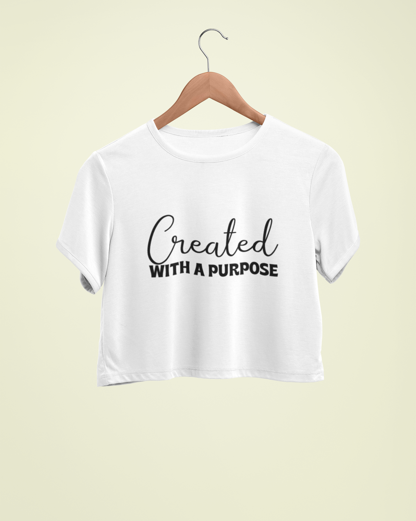 "Created With A Purpose" - Female Crop Top | FC39