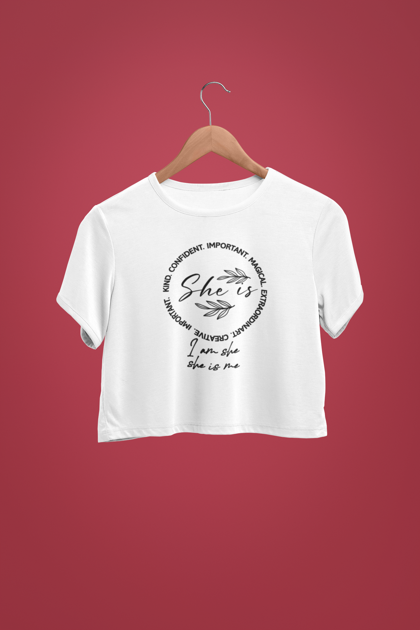 "She Is..." - Female Crop Top | FC39