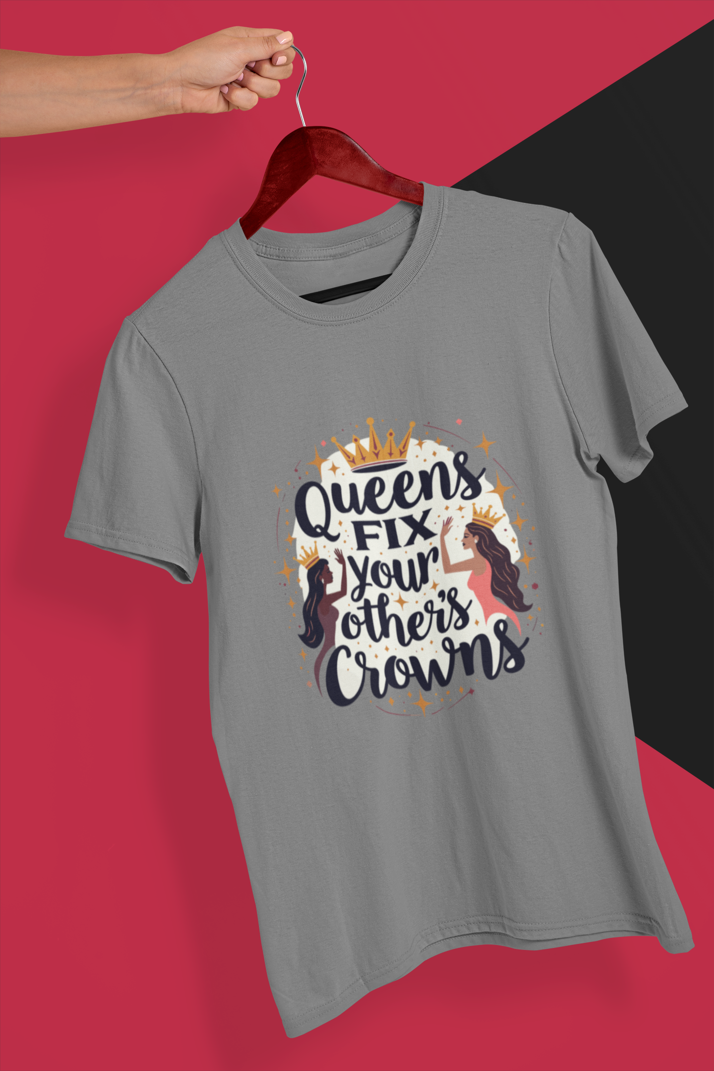 "Queens Fix..." - Female Classic Crew T-Shirt
