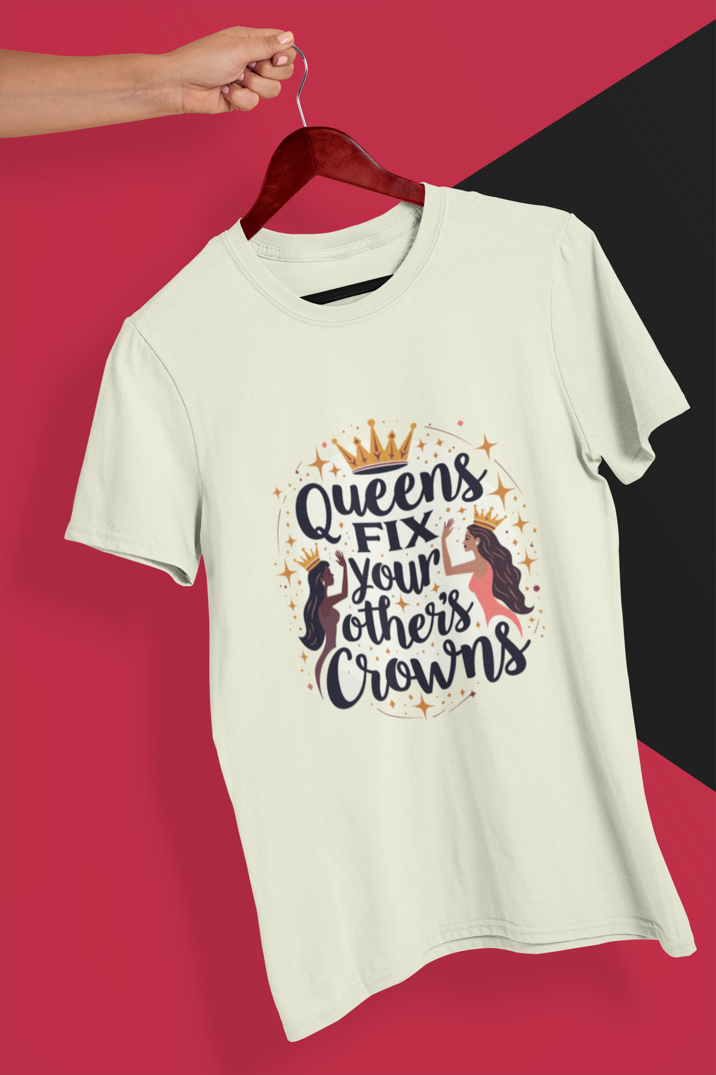 "Queens Fix..." - Female Classic Crew T-Shirt