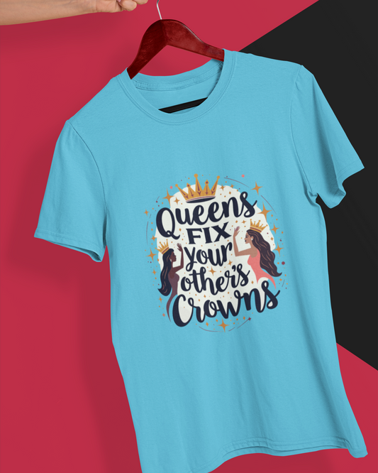 "Queens Fix..." - Female Classic Crew T-Shirt