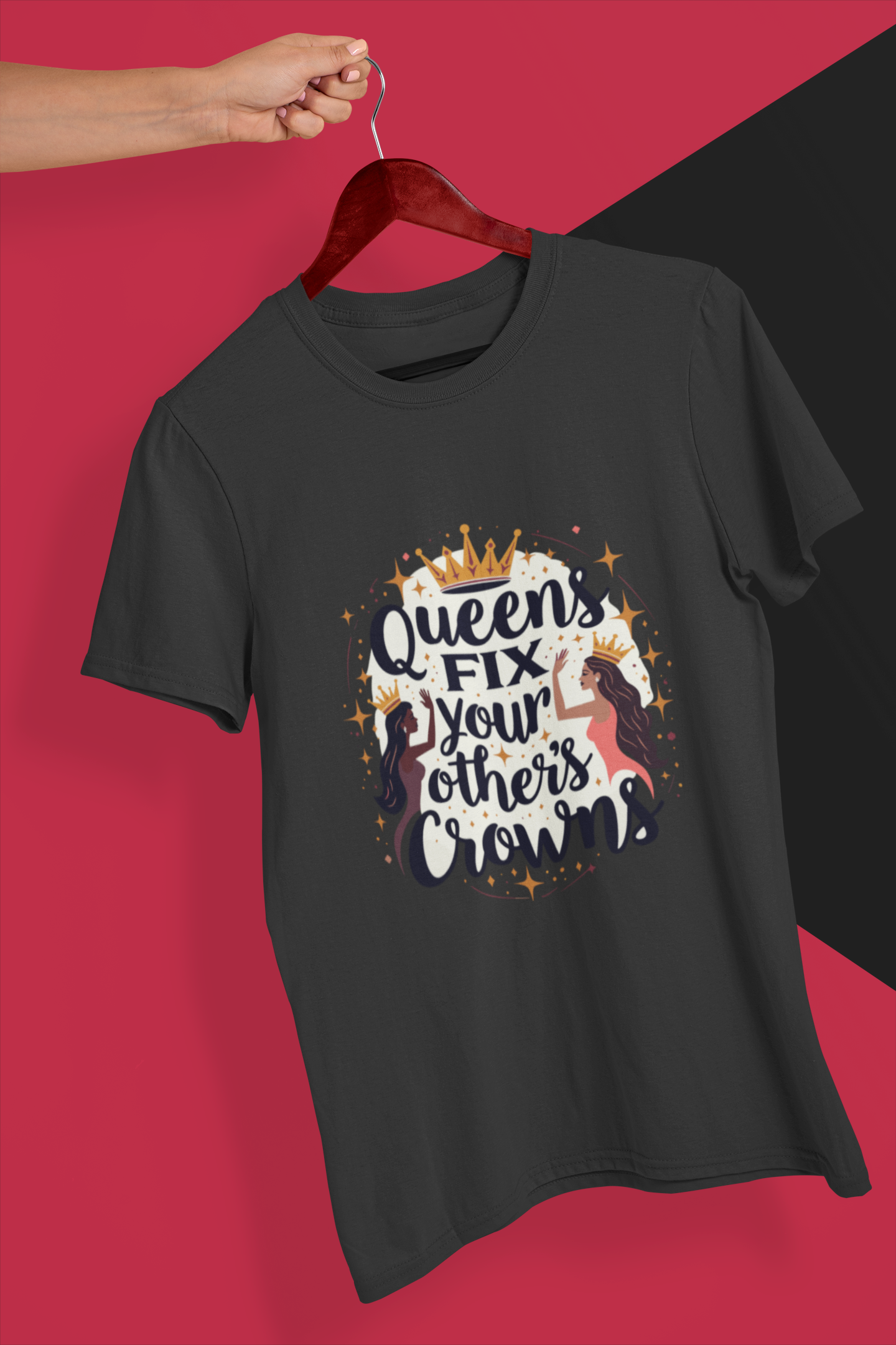 "Queens Fix..." - Female Classic Crew T-Shirt