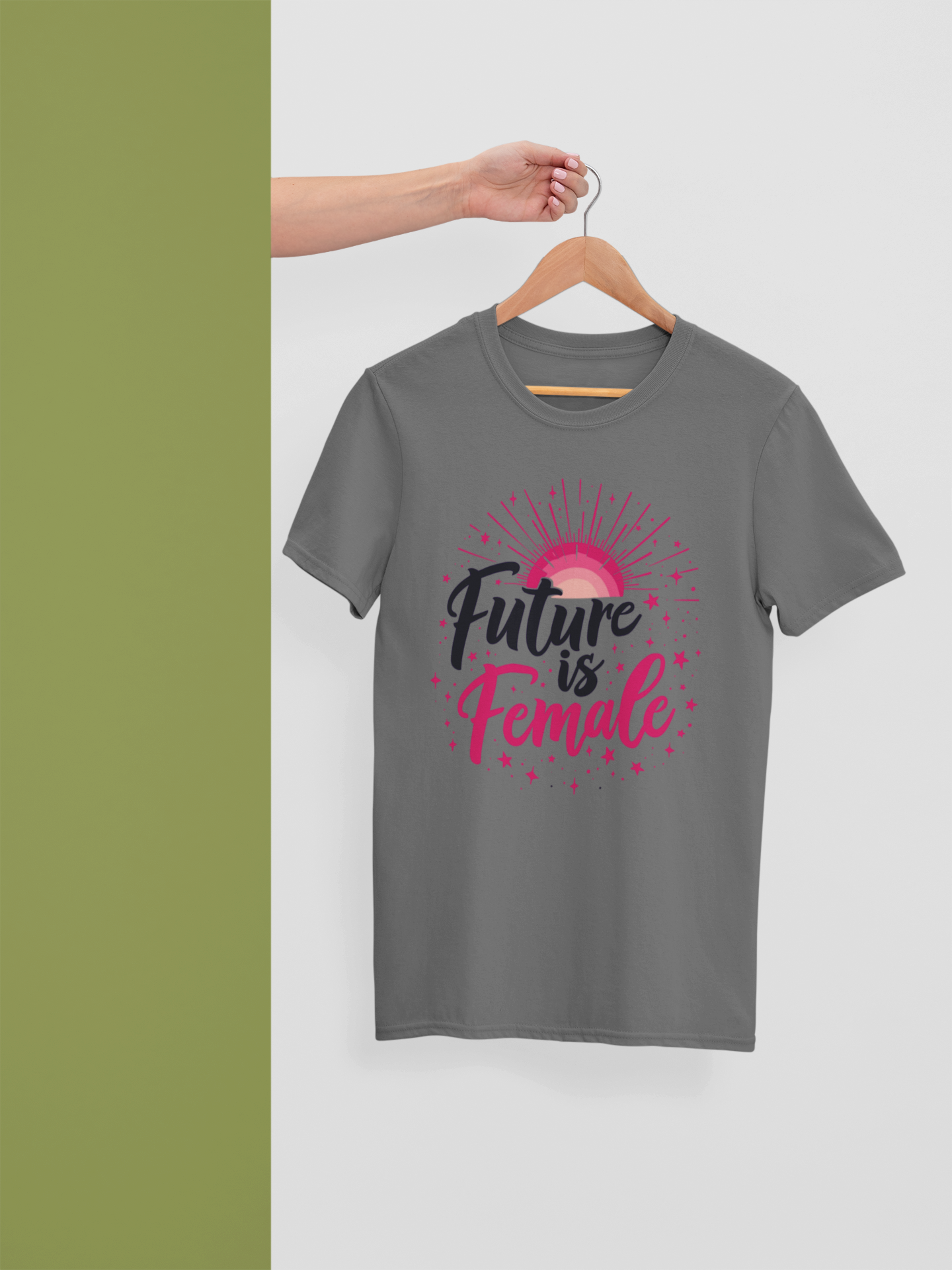 "Future Is Female" - Female Classic Crew T-Shirt