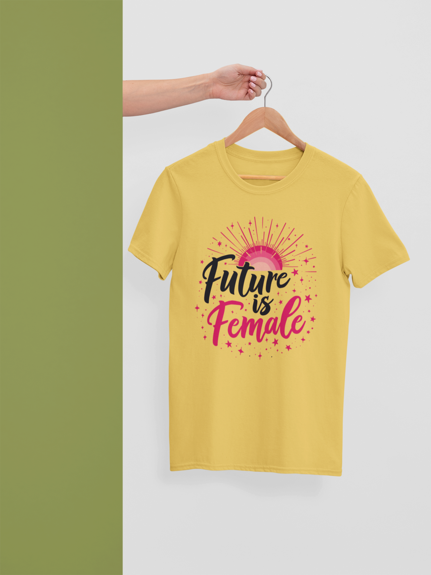 "Future Is Female" - Female Classic Crew T-Shirt