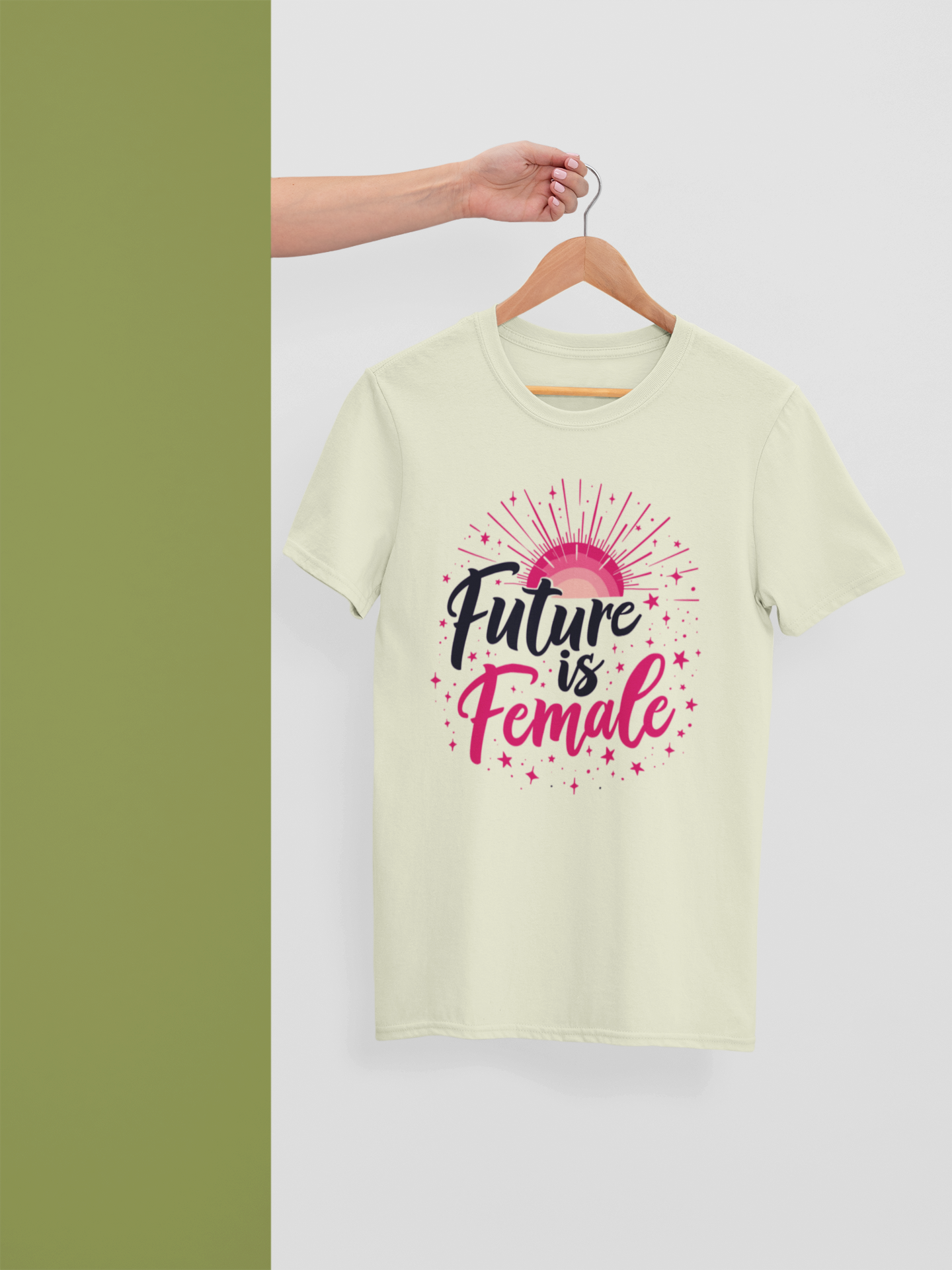 "Future Is Female" - Female Classic Crew T-Shirt
