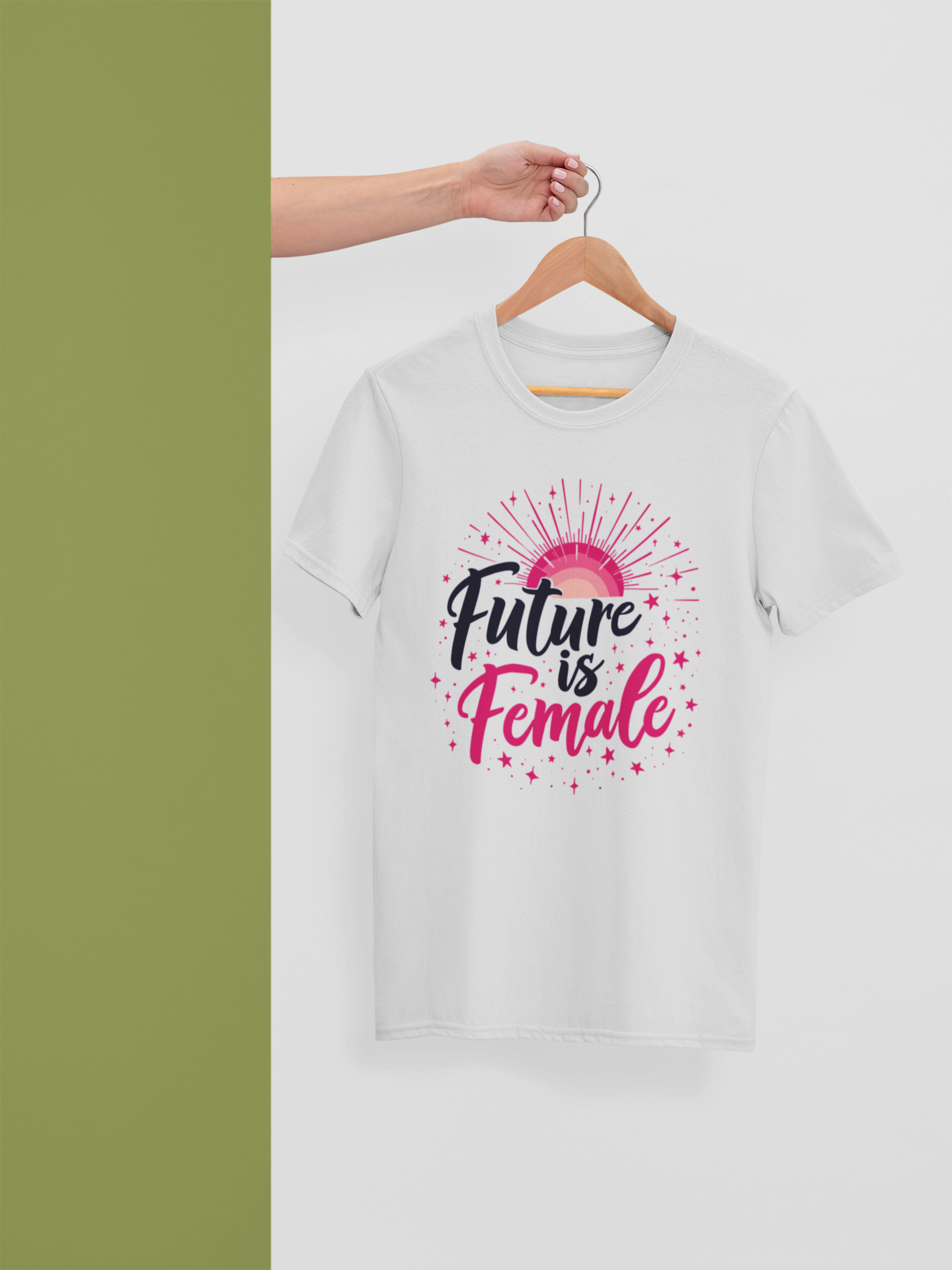 "Future Is Female" - Female Classic Crew T-Shirt
