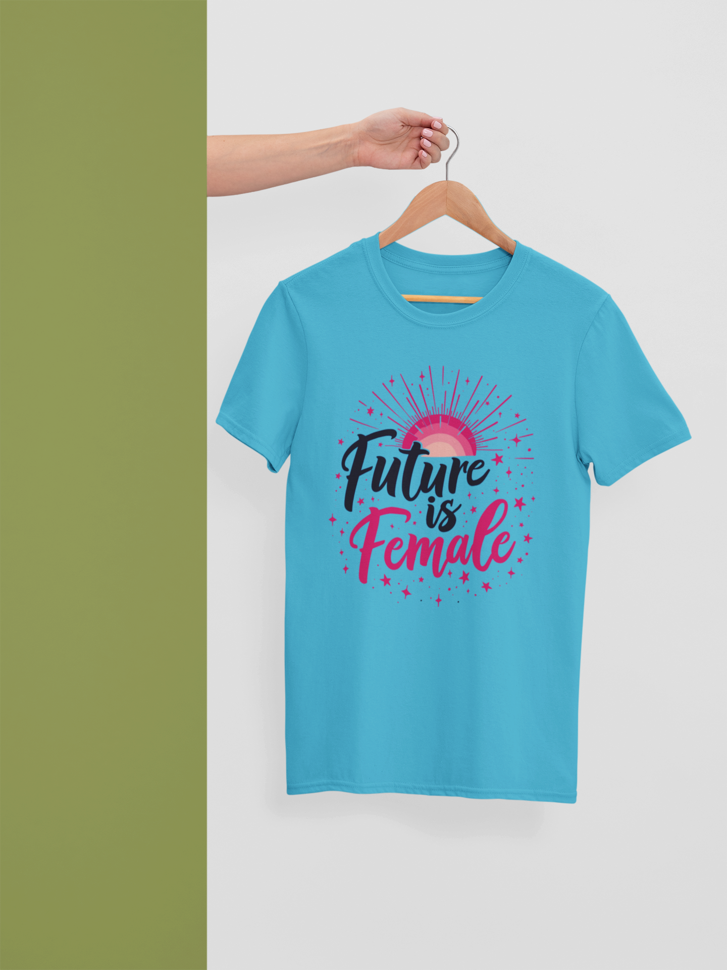 "Future Is Female" - Female Classic Crew T-Shirt