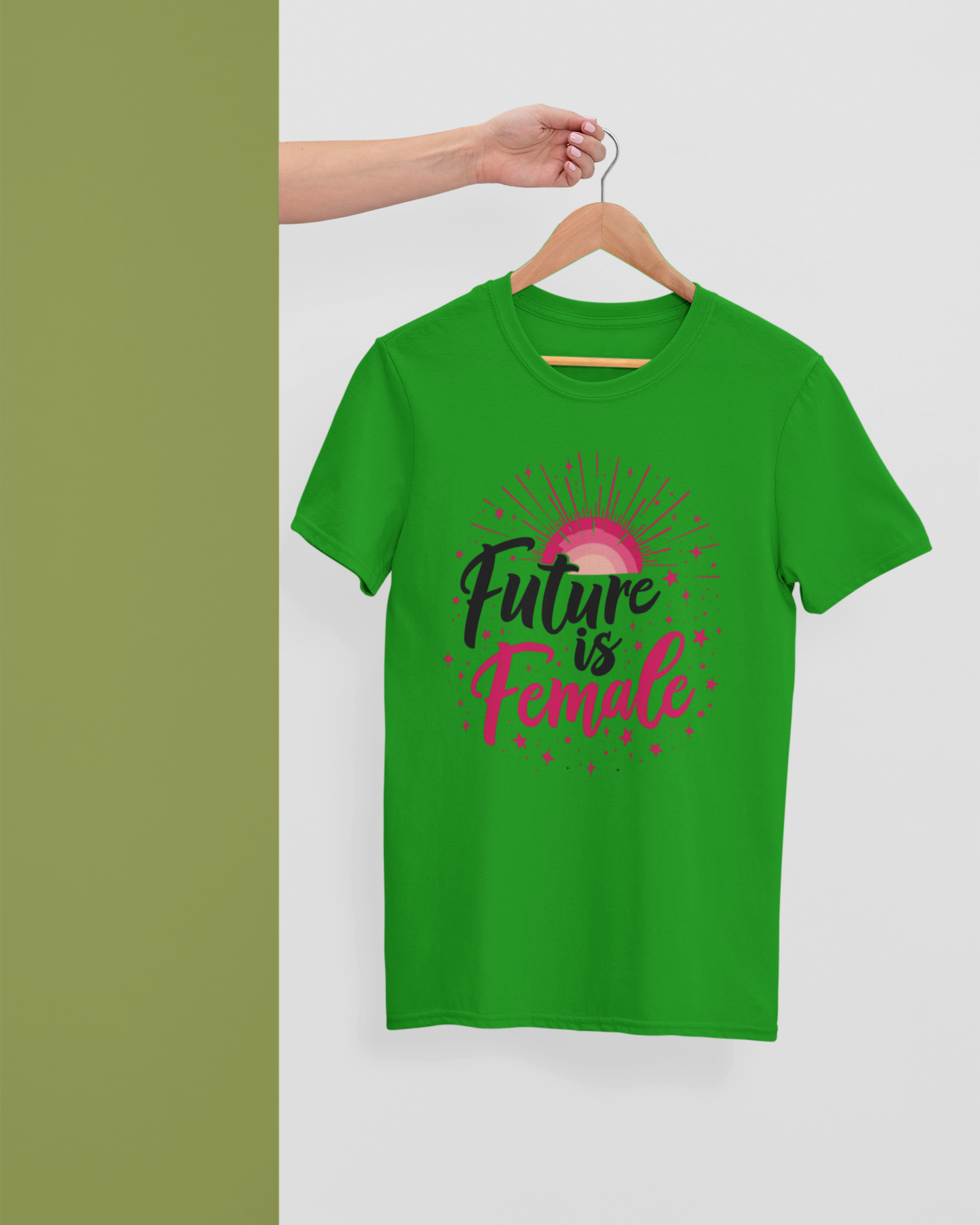 "Future Is Female" - Female Classic Crew T-Shirt