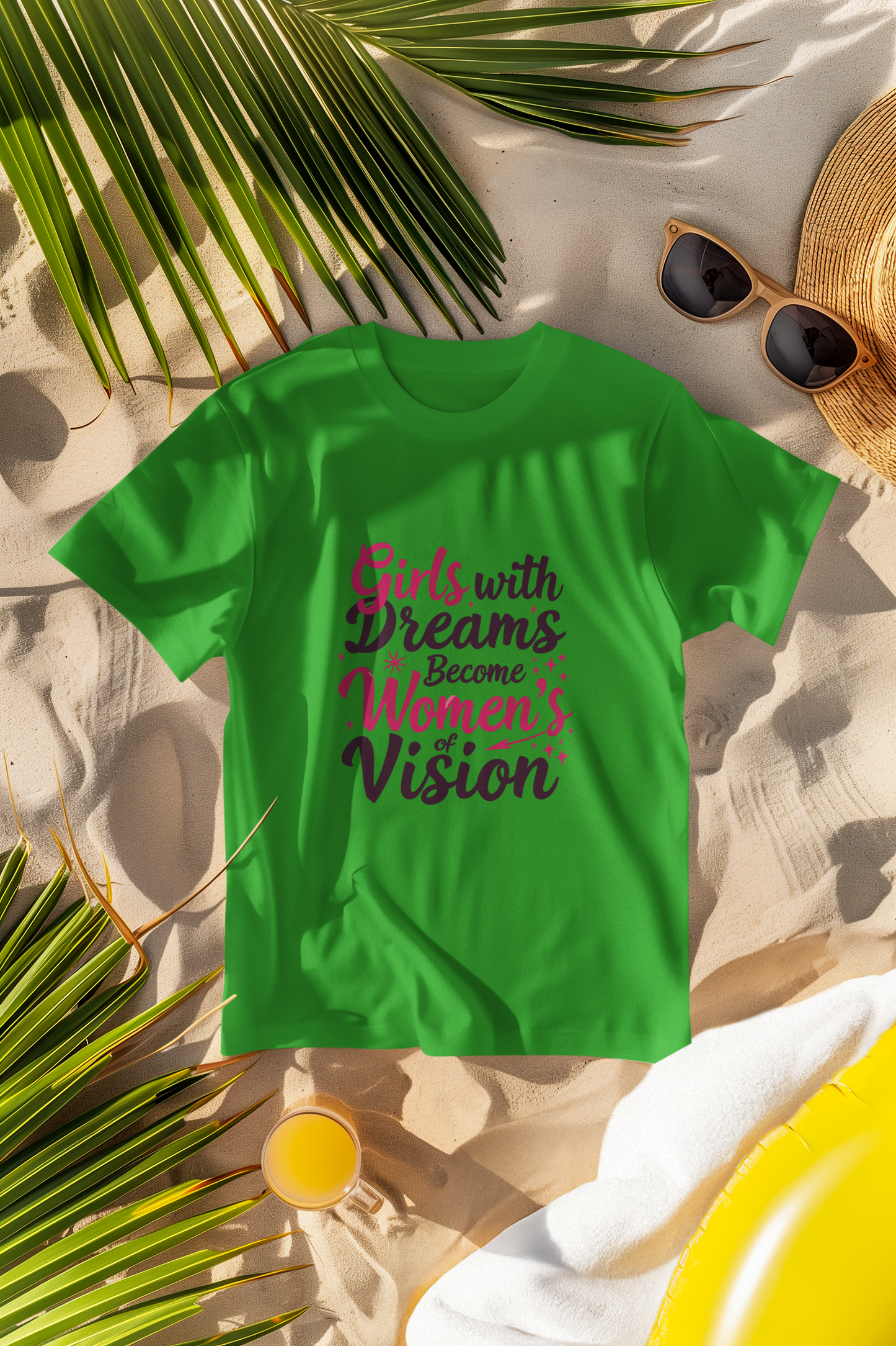 "Girls With Dreams" - Female Classic Crew T-Shirt