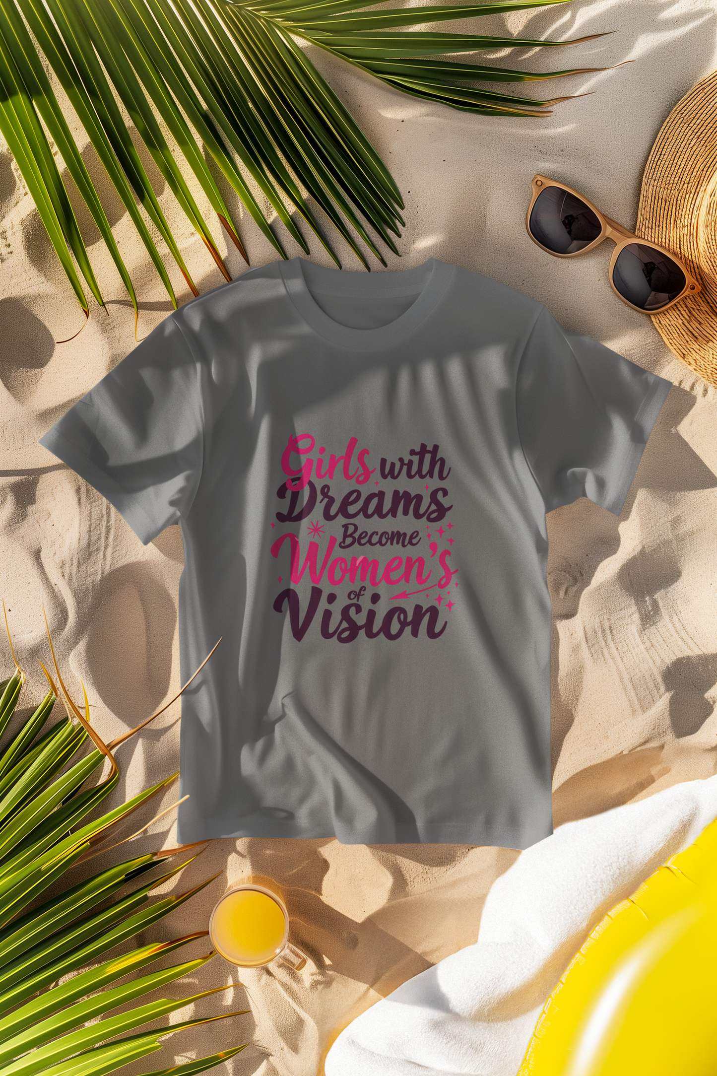 "Girls With Dreams" - Female Classic Crew T-Shirt