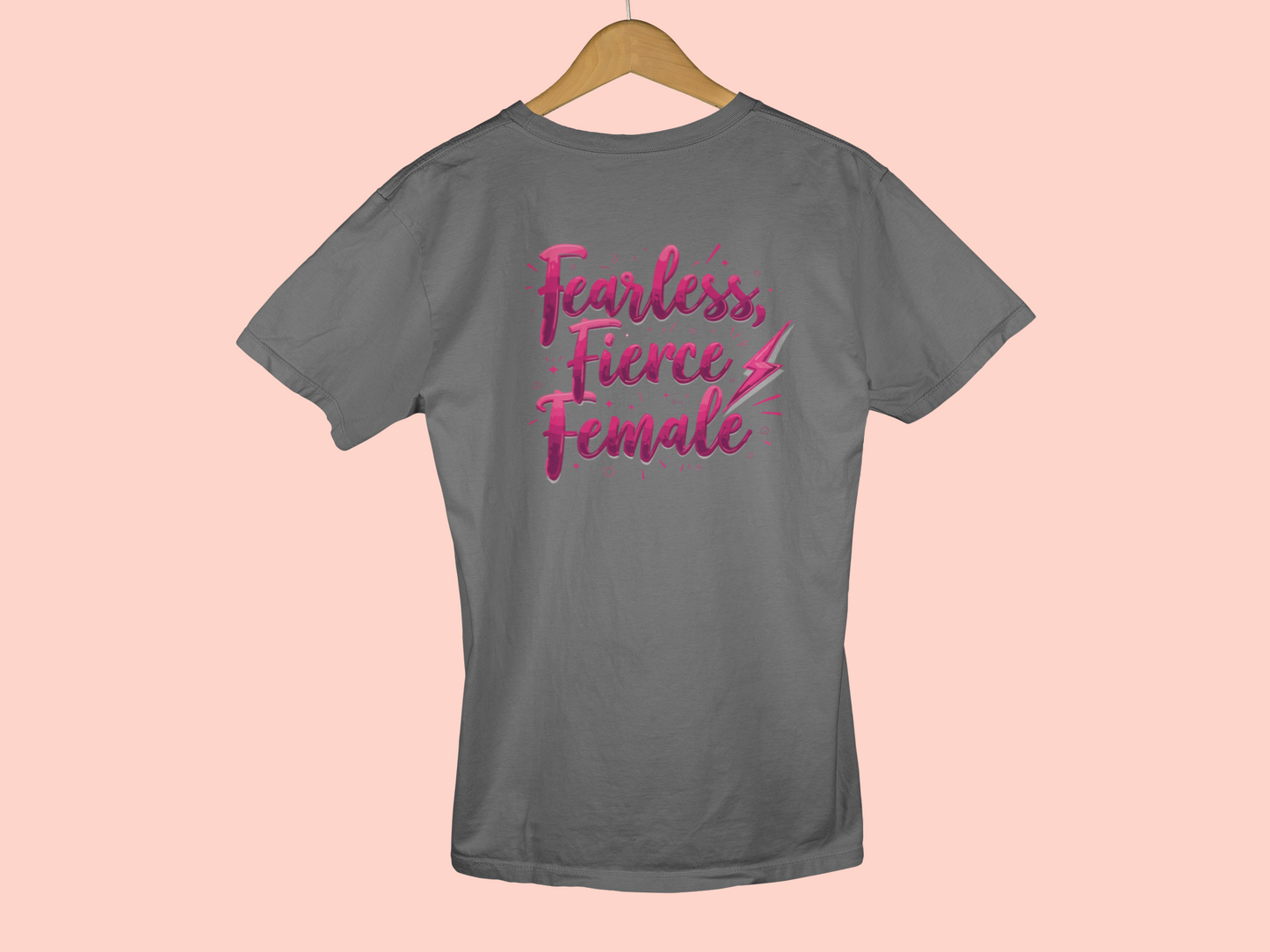 "Fearless, Fierce Female" - Female Classic Crew T-Shirt