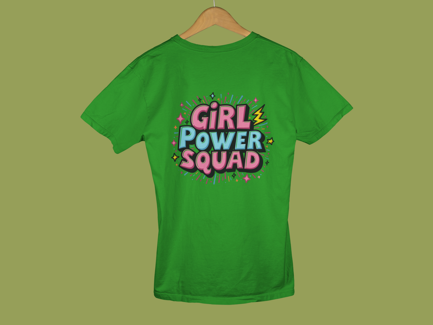 "Girl Power Squad" - Female Classic Crew T-Shirt
