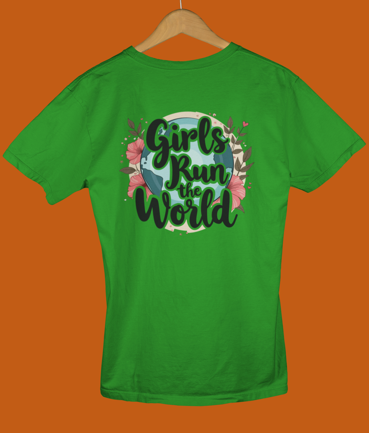 "Girls Run The World" - Female Classic Crew T-Shirt