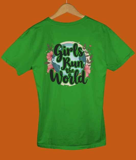 "Girls Run The World" - Female Classic Crew T-Shirt