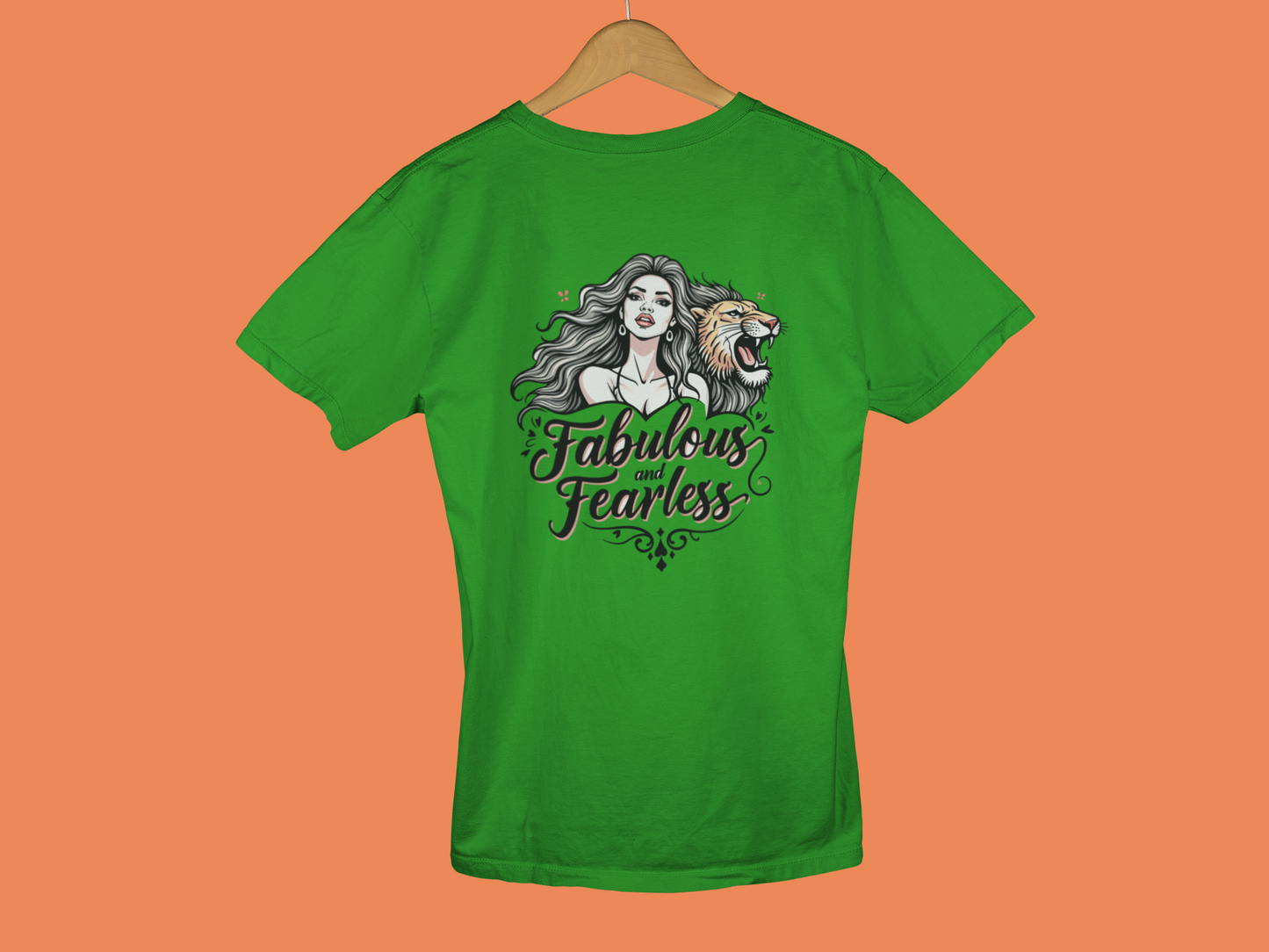 "Fabulous & Fearless" - Female Classic Crew T-Shirt