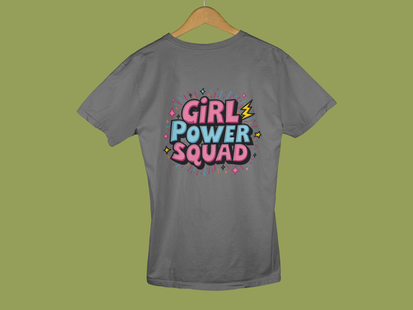 "Girl Power Squad" - Female Classic Crew T-Shirt