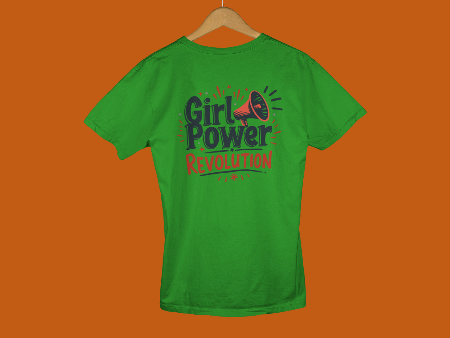 "Girl Power Revolution" - Female Classic Crew T-Shirt