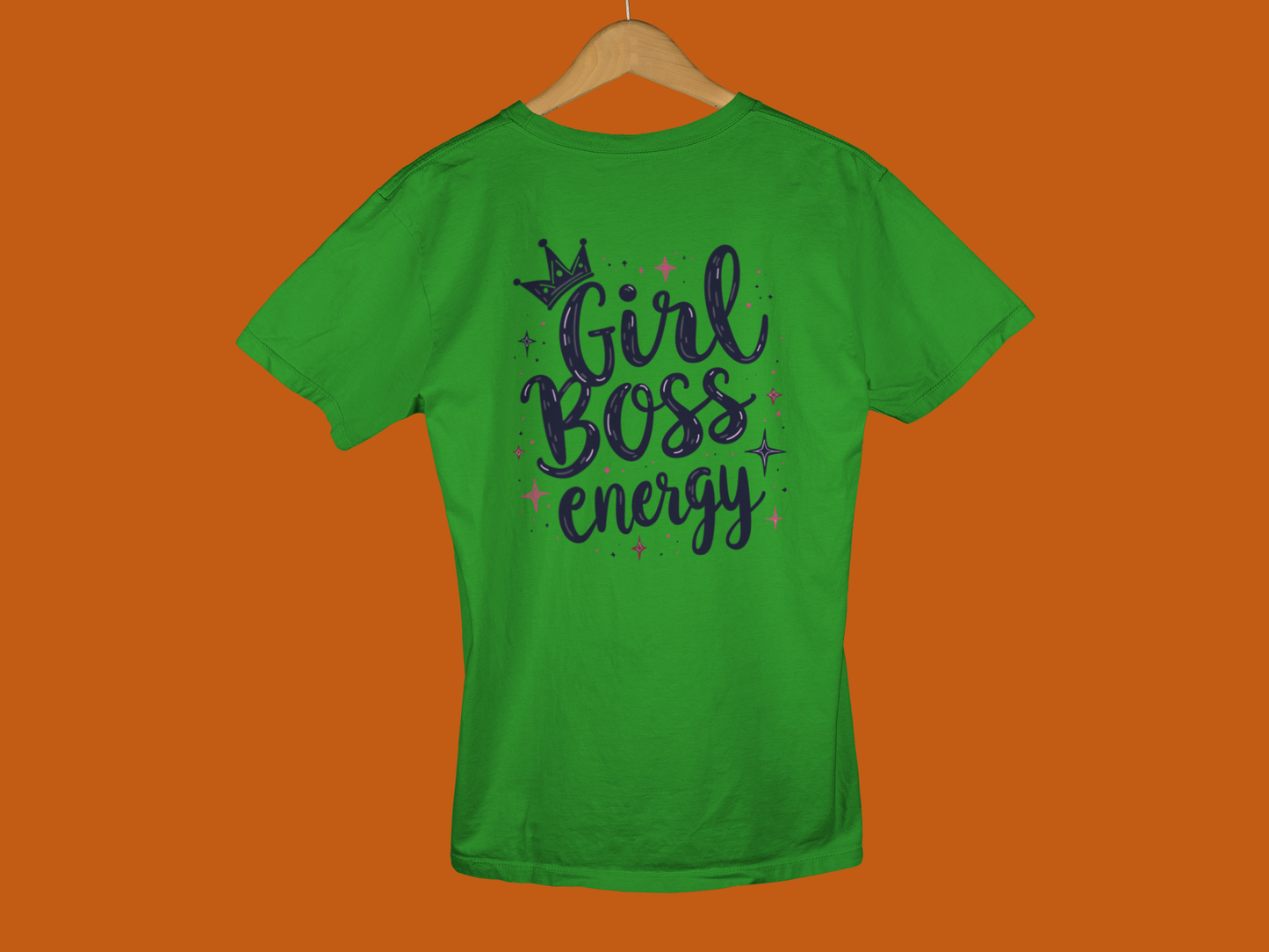 "Girl Boss Energy" - Female Classic Crew T-Shirt