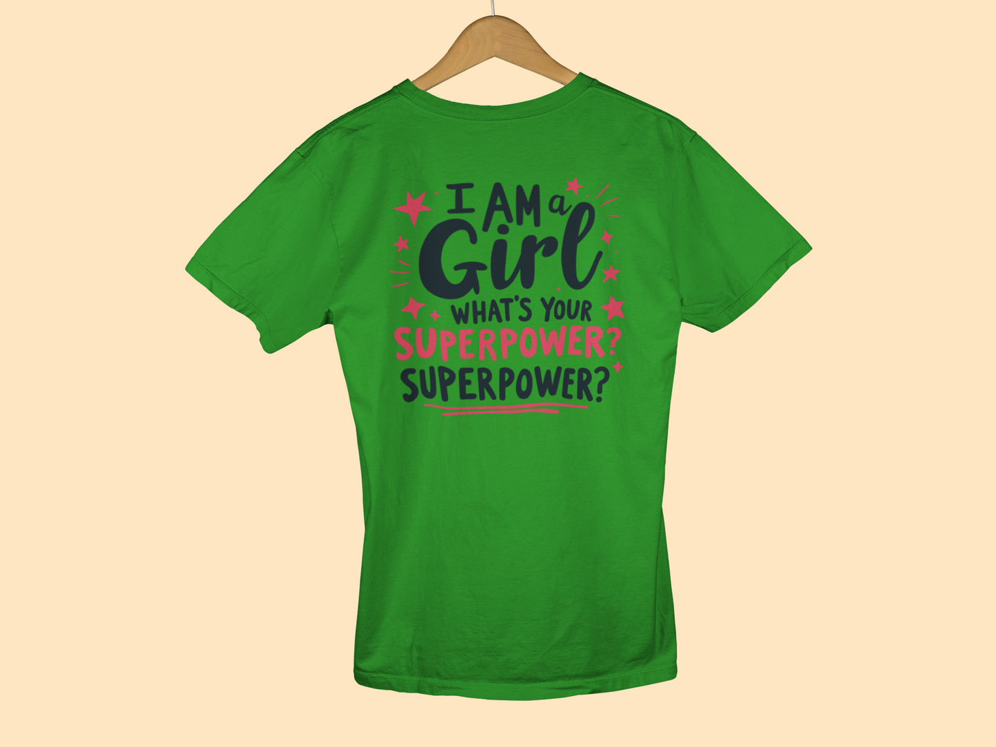 "I Am A Girl" - Female Classic Crew T-Shirt