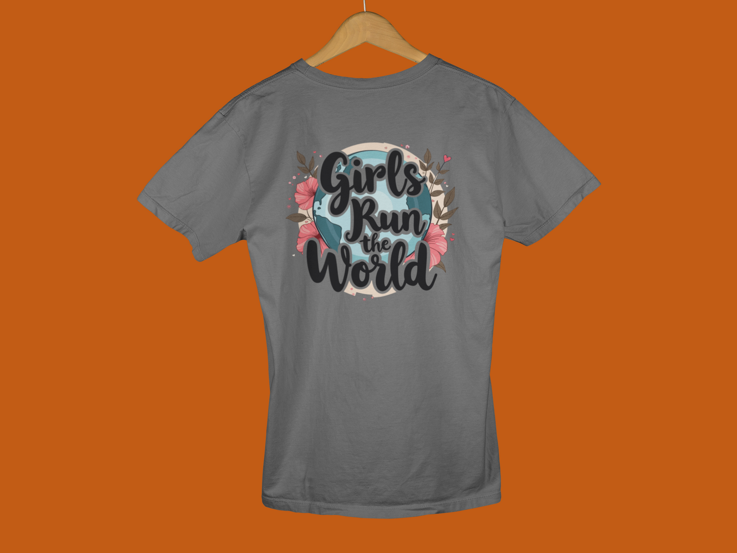 "Girls Run The World" - Female Classic Crew T-Shirt
