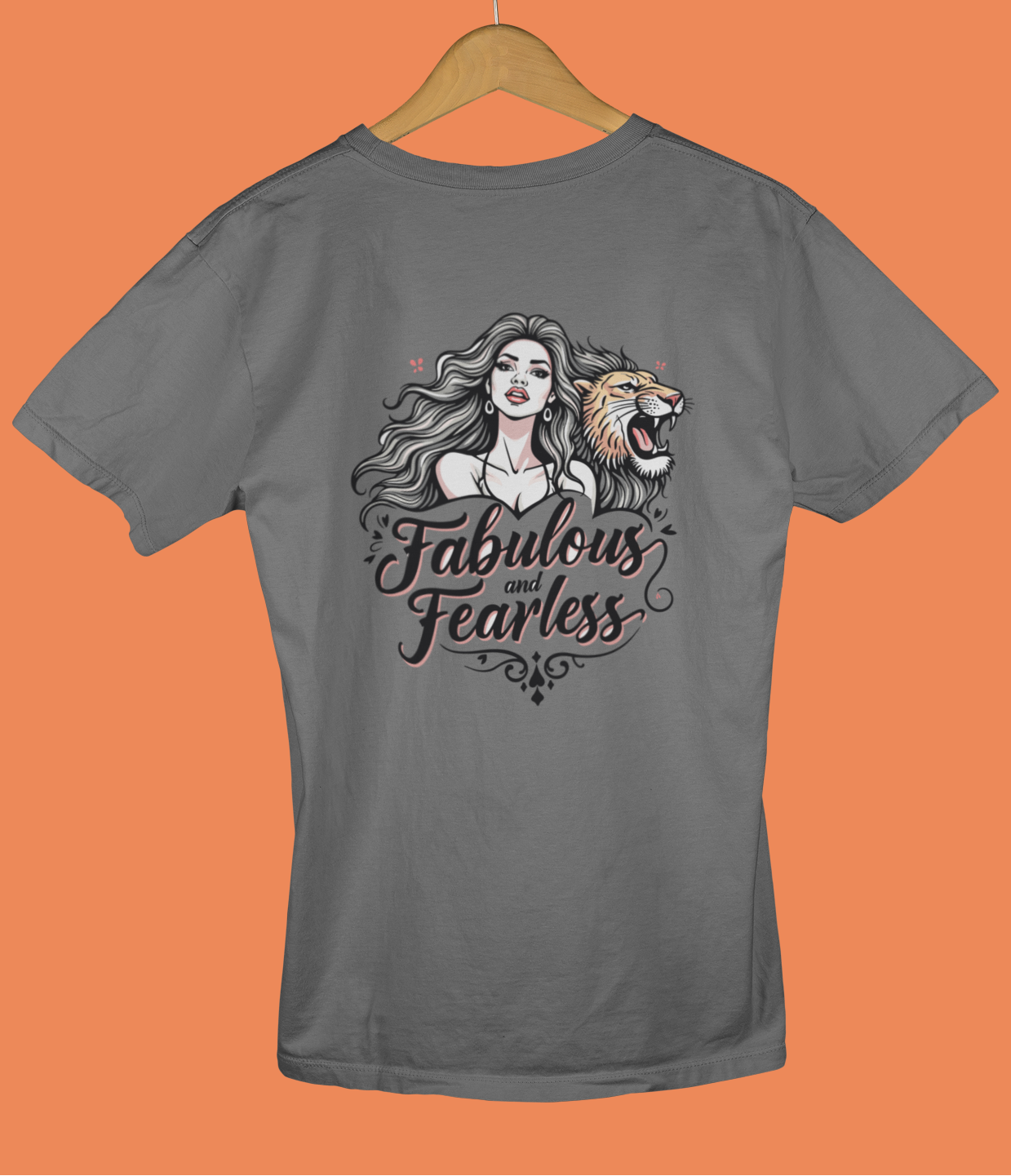 "Fabulous & Fearless" - Female Classic Crew T-Shirt