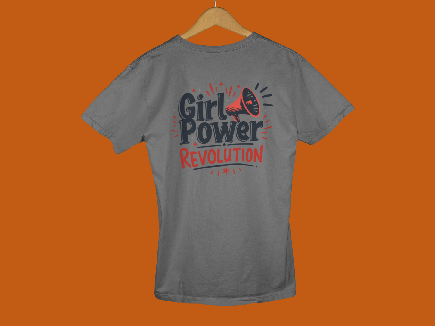 "Girl Power Revolution" - Female Classic Crew T-Shirt