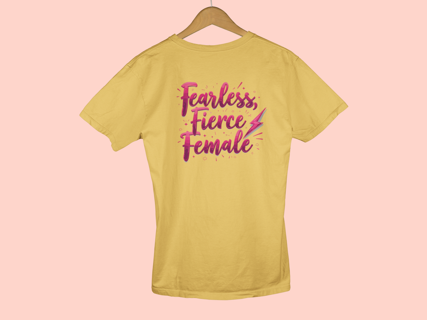 "Fearless, Fierce Female" - Female Classic Crew T-Shirt