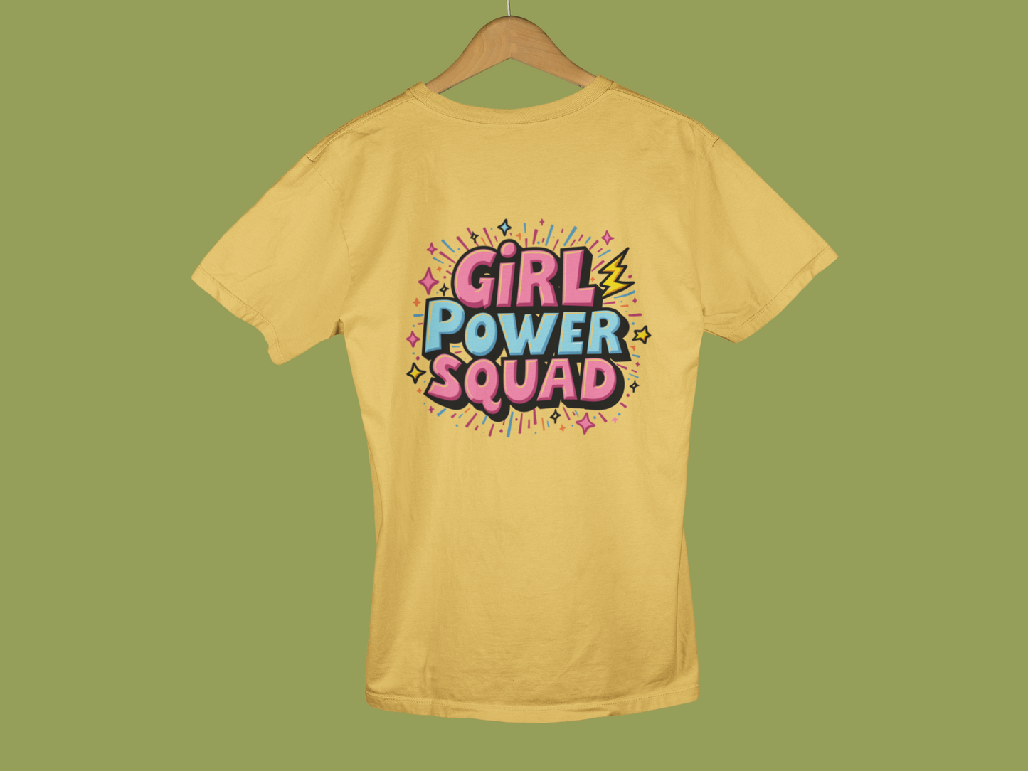 "Girl Power Squad" - Female Classic Crew T-Shirt