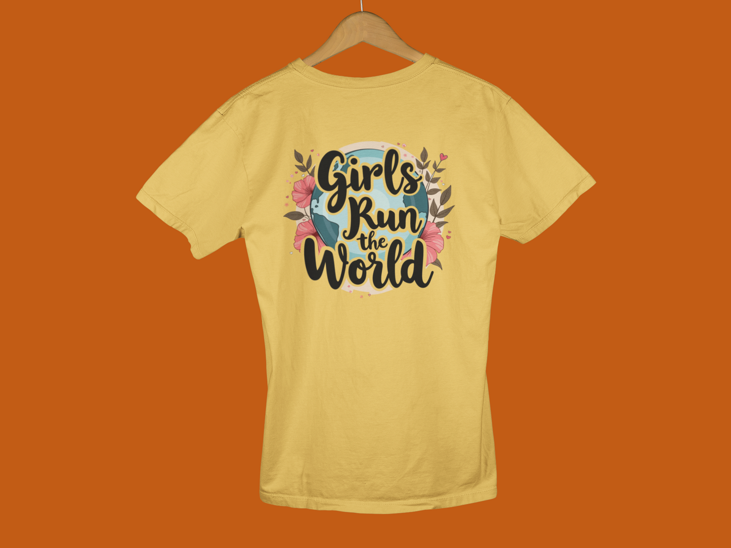 "Girls Run The World" - Female Classic Crew T-Shirt
