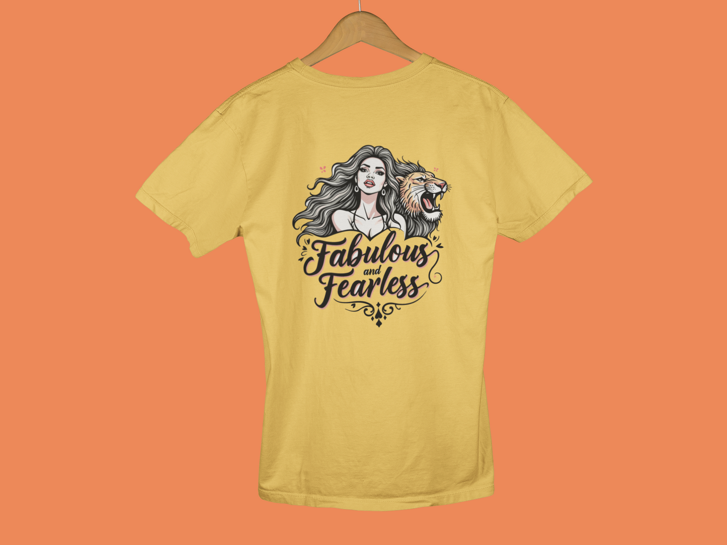 "Fabulous & Fearless" - Female Classic Crew T-Shirt