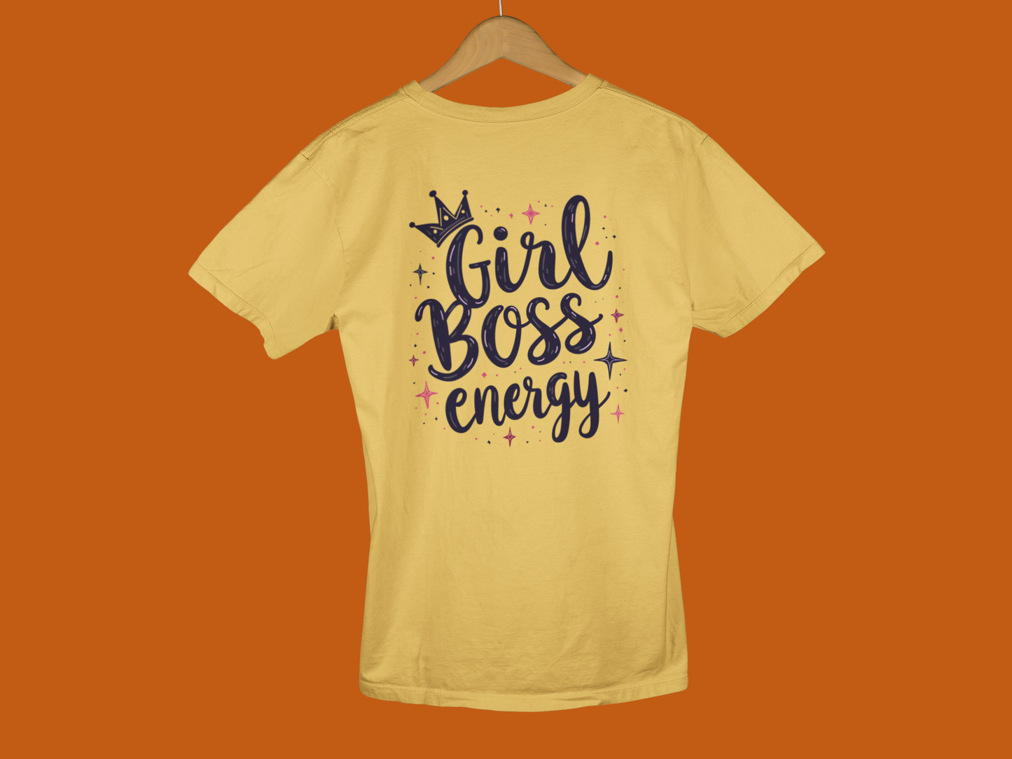 "Girl Boss Energy" - Female Classic Crew T-Shirt